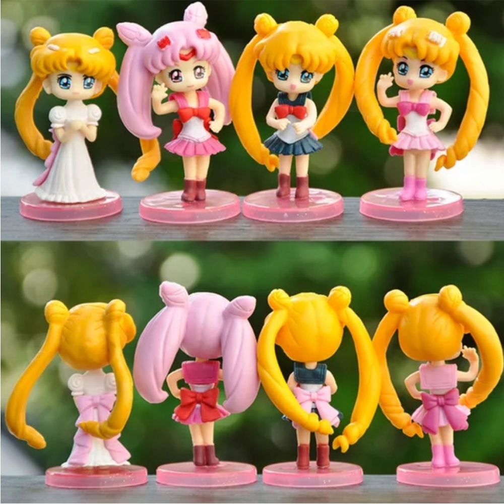 Set of 4 New Sailor Moon Figurines